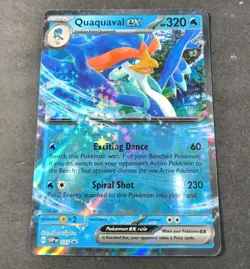 Pokemon Quaquaval EX Black Star Promo Holo Card SVPEN 035 NM - Image 1