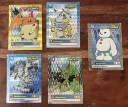 1999 Upper Deck Digimon - Series 1 Card Lot (5 Cards) - Image 2