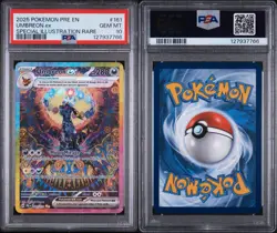 Pokemon TCG Prismatic Evolutions Umbreon EX Card 161/131 Sir PSA 10 Gem Mint - Image 3