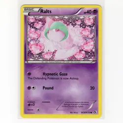 Pokemon TCG Ralts RC8/RC25 Legendary Treasures Holo Common Card EN-LP 2013 - Image 1