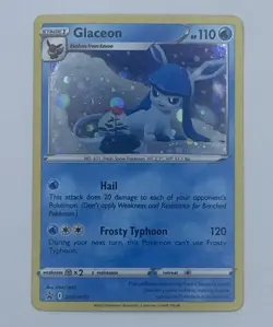 Glaceon SWSH192 Sword & Shield Black Star Promo Holo 2022 Pokemon Card Swirls - Image 1