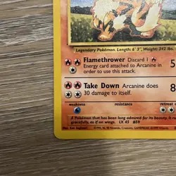 Arcanine 23/102 Base Set Pokemon Card TCG WOTC Pokemon Trading Card Game Vintage - Image 5