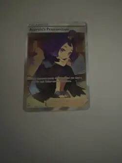 Pokemon TCG Acerola's Premonition Full Art Holo Card TG24/TG30 mint - Image 3