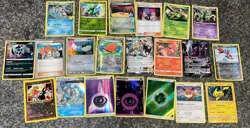 21x Very Rare Vintage Pokemon Cards - All Shiny Holo Including Pikachu + Gyrados - Image 1
