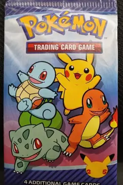 Pokemon 25th Anniversary McDonald's Booster Pack - 4 Cards Per Pack - Sealed - Image 2