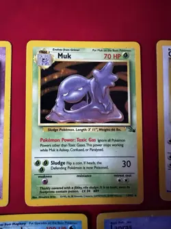 Pokemon Trading Card Base/Fossil set Mewtwo Muk Chansey Gyarados Lapras Vintage - Image 5