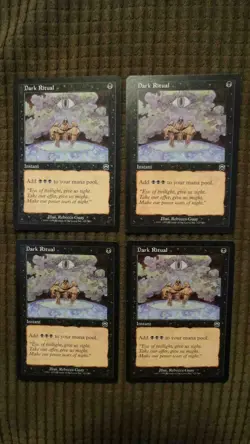 Magic: the Gathering / MtG Dark Ritual x4 Mercadian Masques - Image 1