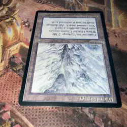 MTG Ice Age Glacial Chasm NM - Vintage Uncommon Land - Image 2