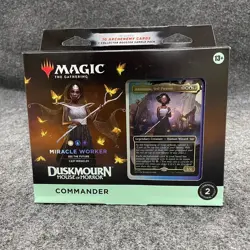 MTG: Miracle Worker Duskmourn House Of Horror Commander, Sealed Box is Worn - Image 1
