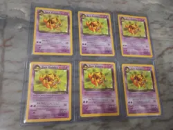 Lot Of 6 DARK KADABRA 39/82 Team Rocket Pokemon Cards - NM - Image 1