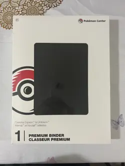 Celestial Espeon & Umbreon Premium Binder Pokemon Center - IN HAND SEALED - Image 2