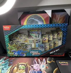 NEW 2024 POKEMON CROWN ZENITH SEA AND SKY PREMIUM COLLECTION BOX - Image 1
