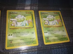 Lot Of 3 Bulbasaur 44/102 Pokemon TCG Unlimited Base Set Cards - Image 3