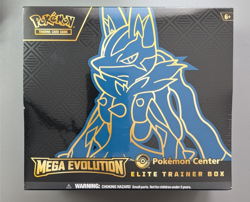 Pokemon TCG Mega Evolutions Lucario Pokemon Center Elite Trainer Box Sealed - Image 1