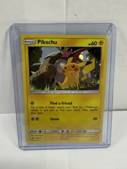 2019 Pokemon Pikachu Sun & Moon Black Star Promo SM234 Holo - Image 1