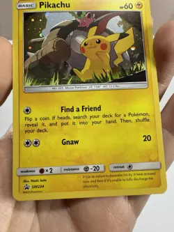 2019 Pokemon Pikachu Sun & Moon Black Star Promo SM234 Holo - Image 4