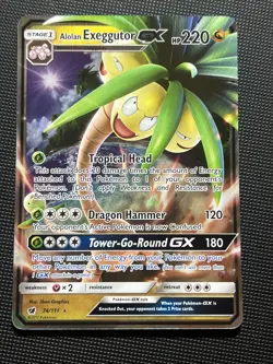 Alolan Exeggutor GX 74/111 - Crimson Invasion - Pokemon TCG - NM - Image 1