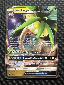Alolan Exeggutor GX 74/111 - Crimson Invasion - Pokemon TCG - NM - Image 2