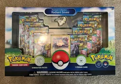 Pokemon GO Radiant Eevee Pokemon TCG Premium Collection Box 820650850523 - Image 1