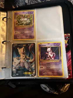 Pokemon Mew And Mewtwo Binder collection binder included - Image 2