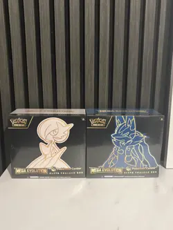 Pokemon TCG Mega Evolution Pokemon Center ETB’s(Lucario & Gardevoir Pair/Bundle) - Image 1