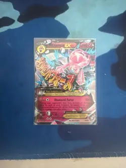 M Diancie EX XY44 XY Holo Okay Condition (See Images) Black Star Promo Pokemon - Image 1