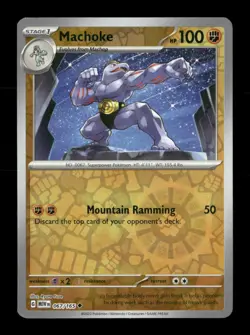 Machoke Reverse Holo Uncommon SV: Scarlet & Violet 151 067/165 NM Pokemon NM - Image 1