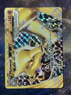Marowak Break 79/162 INVERTED BACK ERROR Holo Rare NM LP XY Breakthrough Pokemon - Image 1
