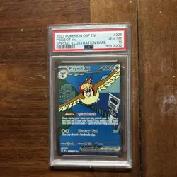 PSA Gem Mint 10 - Pidgeot EX 225/197 | Pokemon Obsidian Flames TCG - Image 1