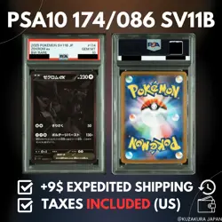 PSA 10 Zekrom ex BWR 174/086 SV11B Black Bolt Pokemon Card Japanese 2025 - Image 1