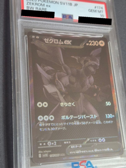 PSA 10 Zekrom ex BWR 174/086 SV11B Black Bolt Pokemon Card Japanese 2025 - Image 5