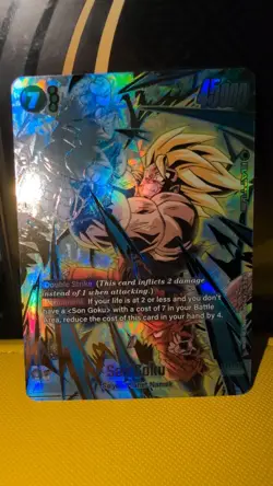 Dragon Ball Super Card Son Goku FB05-119 Alternate Art Secret Rare New Adventure - Image 1