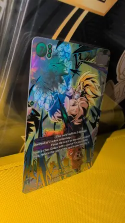 Dragon Ball Super Card Son Goku FB05-119 Alternate Art Secret Rare New Adventure - Image 2