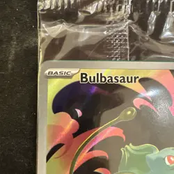 Pokemon Sealed Bulbasaur 133/132 TCG Mega Evolution Stamped Promo Card - Image 2