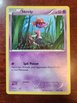 Skrelp Pokemon Card, Flashfire Set 44/106 - Image 1