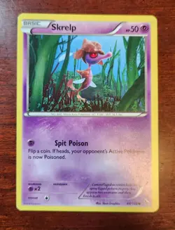 Skrelp Pokemon Card, Flashfire Set 44/106 - Image 1