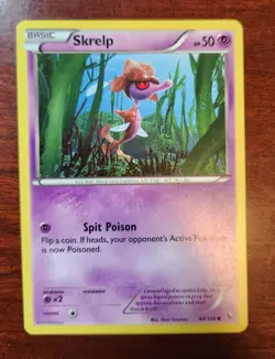 Skrelp Pokemon Card, Flashfire Set 44/106 - Image 1