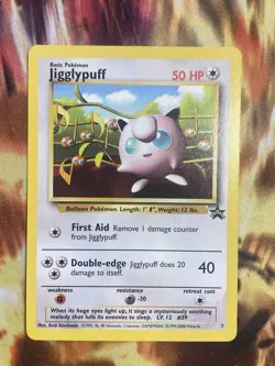 Pokemon TCG Jigglypuff Wizards Black Star Promo #7 Card - Image 1