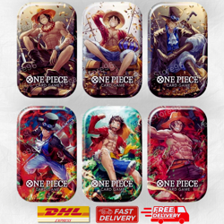 One Piece Card Game Vol.1 Mini Tin [Set of 6] Japanese Asian Limited NEW SEALED - Image 1