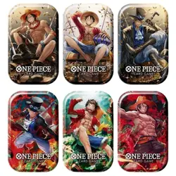 One Piece Card Game Vol.1 Mini Tin [Set of 6] Japanese Asian Limited NEW SEALED - Image 2