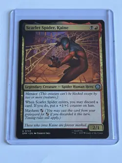 Scarlet Spider Kaine 143 MTG Marvels Spider-Man 2025 Near Mint Non Foil - Image 1