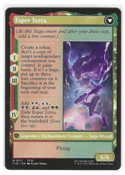 Terra, Magical Adept - Esper Terra - (Extended Art) MTG FINAL FANTASY NM (0511) - Image 2