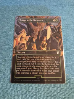 MTG LOTR Tempt with Discovery #532 💥FOIL 💥HILDEBRANDT ART Lord Rings Magic - Image 1