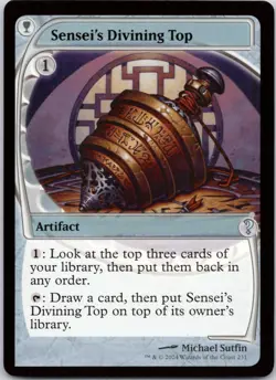 Sensei's Divining Top (Future Sight) 231 Mystery Booster 2 NM MTG - Image 1