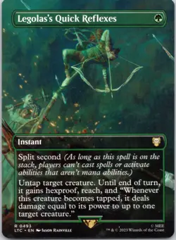 Legolas's Quick Reflexes (Borderless) 493 LTC NM MTG - Image 1