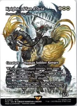 Knights of San d'Oria - Ranger -Captain of Eos (Showcase) 2 FCA NM MTG - Image 1