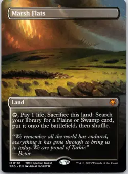 Marsh Flats (Borderless) 110 Special Guests NM MTG - Image 1