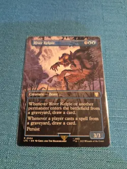 MTG LOTR River Kelpie HILDEBRANDT ART #524 Lord Rings Magic Gathering - Image 1