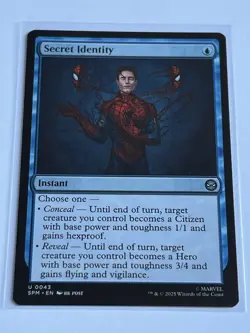 Secret Identity 43 MTG Marvels Spider-Man 2025 Near Mint Uncommon Non Foil - Image 2