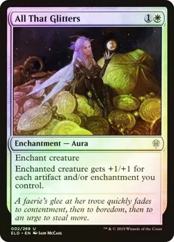 Throne of Eldraine MTG Foil All That Glitters Magic - Image 1